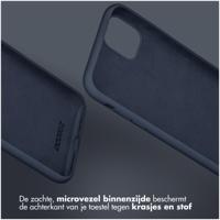 Accezz Liquid Silicone Backcover voor Samsung Galaxy S25 Plus Telefoonhoesje Blauw - thumbnail