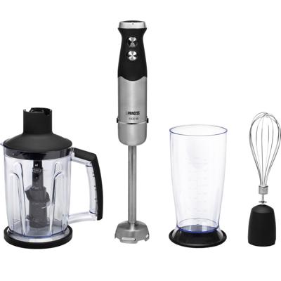 Princess 221221 staafmixerset zwart/rvs