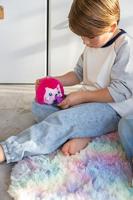 Funtasy Family Kiss-Meez knuffel egel - thumbnail