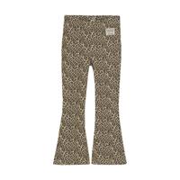 Daily7 winter flare broek meisjes - zand - animal - thumbnail