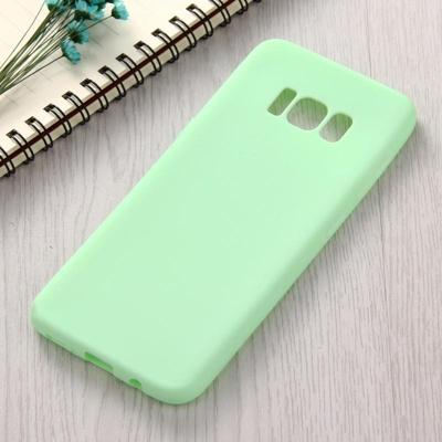 Samsung Galaxy S8 PLUS / G9550 Vrolijk snoep gekleurd zacht beschermend TPU back cover Hoesje (groen)