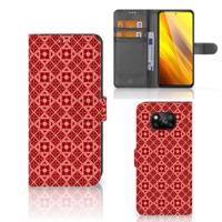 Xiaomi Poco X3 | Poco X3 Pro | Telefoon Hoesje | Batik Rood - thumbnail