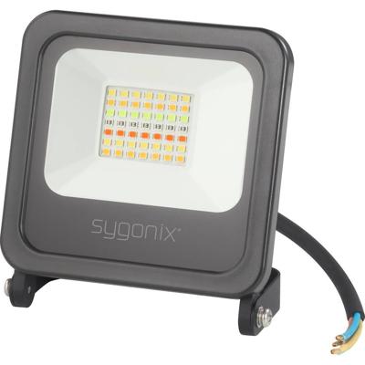 Sygonix SY-4782324 LED-buitenschijnwerper Energielabel: F (A - G) 14 W Lichtkleur (naam): Neutraalwit, Warmwit, RGB