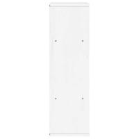 Bijzetkast ODDA 40x24x79 cm massief grenenhout wit - thumbnail