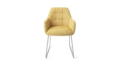 Jesper Home Noto eetkamerstoel Bumble Bee slide steel Jesper Home Noto eetkamerstoel Bumble Bee slide steel