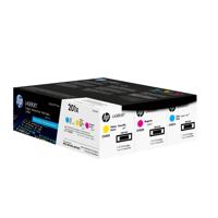 HP 201X pack 3 originele cyaan / magenta / gele high-yield LaserJet toners (CF253XM) voor HP Color LaserJet Pro M252 / M274 / M277 - thumbnail