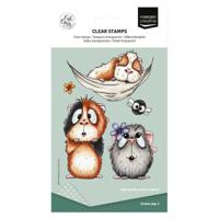 Vaessen Creative • clear stamps guinea pigs 1 7st. - thumbnail