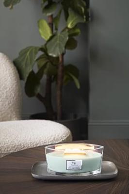 WoodWick ellipse candle sagewood & seagrass - thumbnail