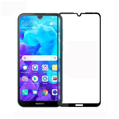PINWUYO 9u 2.5 D full screen getemperd glas film voor Huawei Y5 (2019) (zwart)