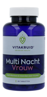 Vitakruid Multi Nacht Vrouw 100% Vegan 90 - thumbnail