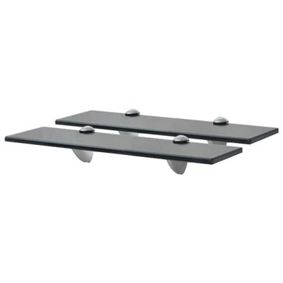 VidaXL Schappen zwevend 2 st 40x20 cm 8 mm glas