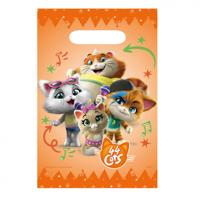 Feestzakjes 44 Cats 8 stuks papier - thumbnail