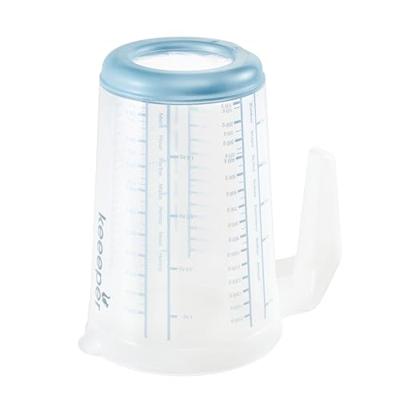 Keeeper Maatbeker anti-slip 1,5L blauw