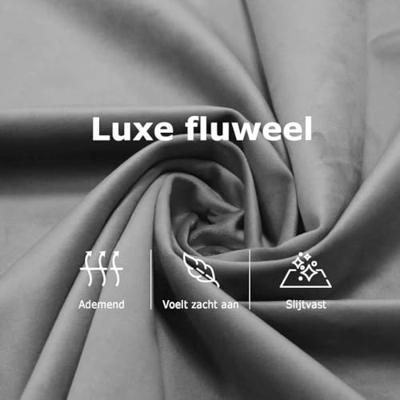 Sta-op-stoel verstelbaar fluweel wijnrood