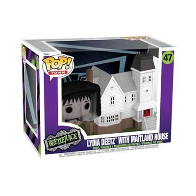 Beetlejuice Funko Pop Town Vinyl: Lydia Deetz with Maitland House