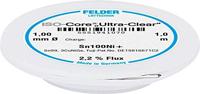 Felder ISO-Core Ultra-Clear Sn100Ni+ Soldeertin, loodvrij Spoel Sn99,25Cu0,7Ni0,05 1 mm - thumbnail