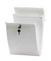 Burg-Wächter kunststof brievenbus Swing - zilvergrijs - thumbnail