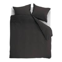 Dekbedovertrek Cotton Uni Antracite 240x200/220 - thumbnail