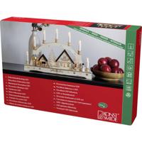 Konstsmide 3254-100 LED-silhouet Dorp, Sneeuwpop, Kinderen Warmwit LED Natuur Stroomvoorziening kiesbaar - thumbnail