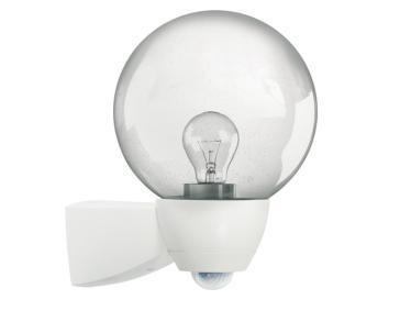 ESYLUX AL P Monza 130 ws EL10026102 Wandlamp met bewegingsmelder E27 100 W Gloeilamp Wit