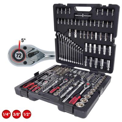 KS Tools KS TOOLS CHROMEplus - Werkzeugset - 216 Stücke 918.0216 Dopsleutelset 216-delig