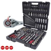 KS Tools KS TOOLS CHROMEplus - Werkzeugset - 216 Stücke 918.0216 Dopsleutelset 216-delig - thumbnail