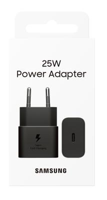 Samsung Samsung Schnellladegerät, USB-C, 25W Laadadapter 25 W USB-C Zwart Thuis - thumbnail