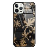 iPhone 12 Pro glazen hardcase - Palmbomen - thumbnail