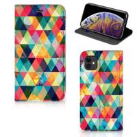 Apple iPhone 11 | Hoesje met Magneet | Geruit - thumbnail