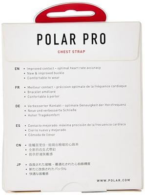 Polar PRO CHEST STRAP Riem Maat: XS-S Zwart