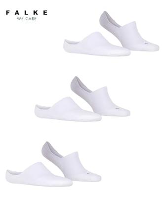 FALKE 3-paar unisex Footies die niet afzakken - Cool Kick - Kousenvoetjes voor dames en heren - Sokken in loafers - Anti-slip