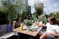 Elho loft urban bloempot rond 30 cm warm grey - thumbnail