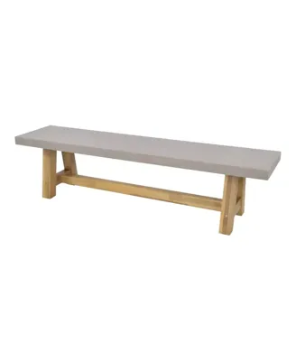 Tuinbank Judy met betonlook zitting 180x40x45 cm - thumbnail