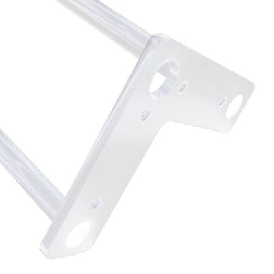 Stalen hairpin wit hairpin ø 1,6 cm en hoogte 40 cm