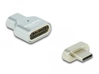 DeLOCK 66433 tussenstuk voor kabels Thunderbolt 3/ USB C Zilver - thumbnail