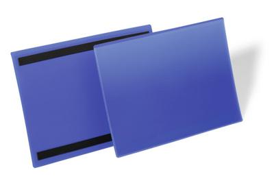 Durable Etikettenhouder | B297xH210mm blauw | magnetisch | pak a 50 stuks - 174507 174507 Durable Etikettenhouder | B297xH210mm blauw | magnetisch | pak a 50 stuks - 174507 174507