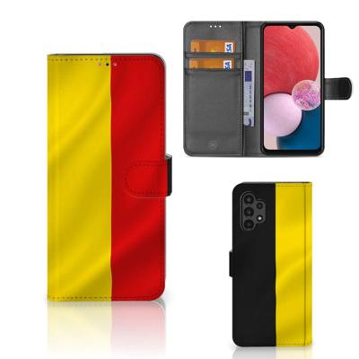 Samsung Galaxy A13 (4G) | Bookstyle Case | Belgische Vlag | Portemonnee hoesje