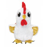 Lumo Stars knuffel Lumo Rooster Booster 15 cm wit - thumbnail