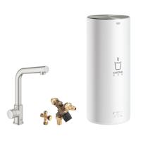 GROHE Red Mono kokendwaterkraan L-uitloop & 7 liter combi boiler, energielabel A, kinderbeveiliging, SuperSteel - thumbnail