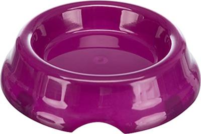 TRIXIE VOERBAK / WATERBAK KAT KUNSTSTOF ASSORTI 11 CM 200 ML 4 ST