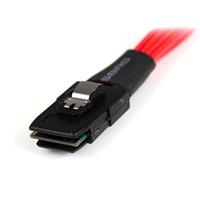 StarTech.com Serial ATA SCSI SAS kabel 1m - SFF-8087 naar 4x SATA met lipje - thumbnail