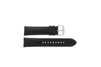 Horlogeband Armani AR2411 Leder Zwart 22mm - thumbnail