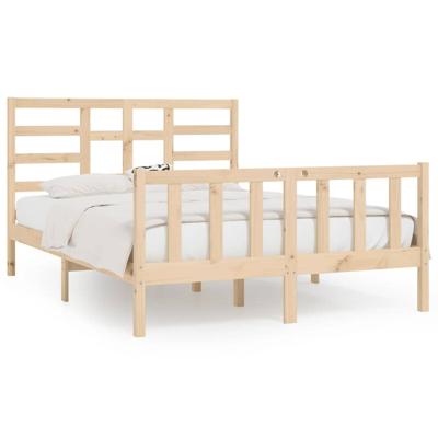 Bedframe zonder matras massief grenenhout 120x200 cm