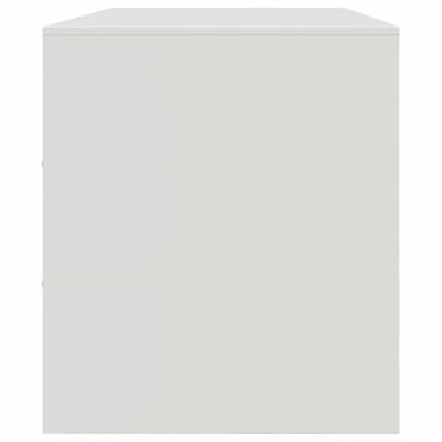 Tv-meubel 99x39x44 cm staal wit