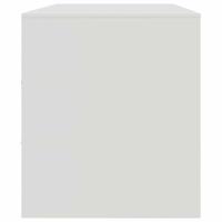 Tv-meubel 99x39x44 cm staal wit - thumbnail