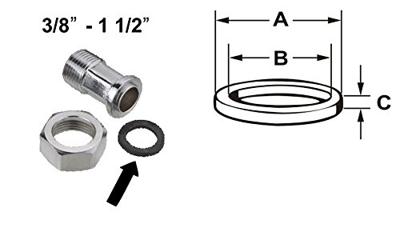 Cornat Asbestvrije Dichting 19X27X2Mm(2St) - TEC380340 Cornat Asbestvrije Dichting 19X27X2Mm(2St) - TEC380340