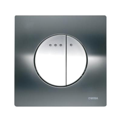 Bedieningsplaat Wisa 3100 Carré DF Frontbediend Chroom 8050417651