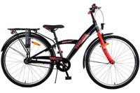 Volare thombike kinderfiets - jongens - 26 inch - zwart rood - 3 versnellingen - thumbnail