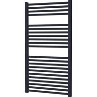 Handdoekradiator Palian 1111 x 600 mm Antrciet metallic - thumbnail