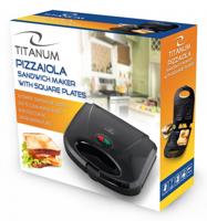TITANUM TKT005K sandwich maker 700 W Zwart - thumbnail
